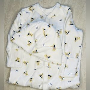 Ralph Lauren onesie set. 0-3M